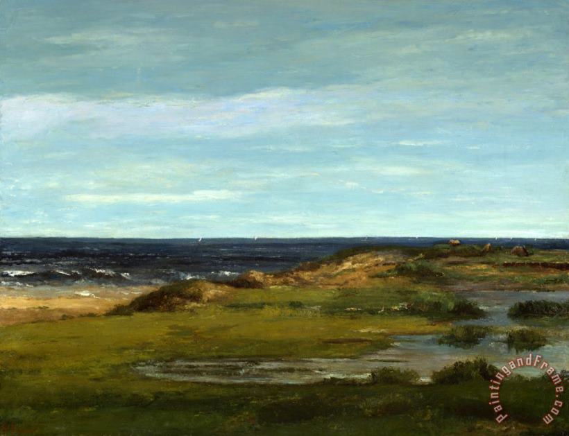 Gustave Courbet Seascape Art Painting