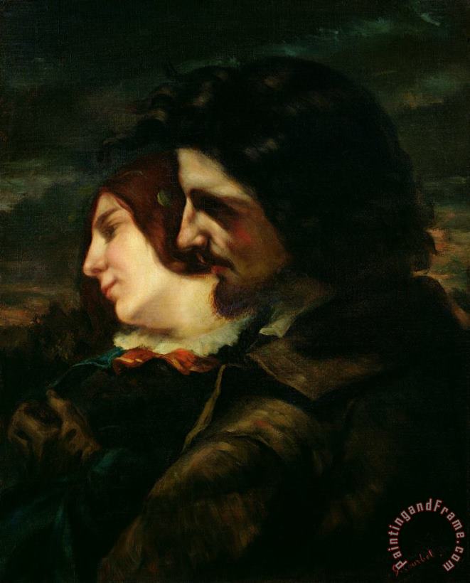 Gustave Courbet The Lovers in The Countryside Art Painting