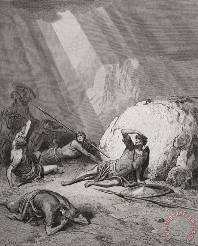 The Conversion Of St. Paul painting - Gustave Dore The Conversion Of St. Paul Art Print