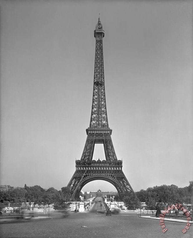 The Eiffel tower painting - Gustave Eiffel The Eiffel tower Art Print