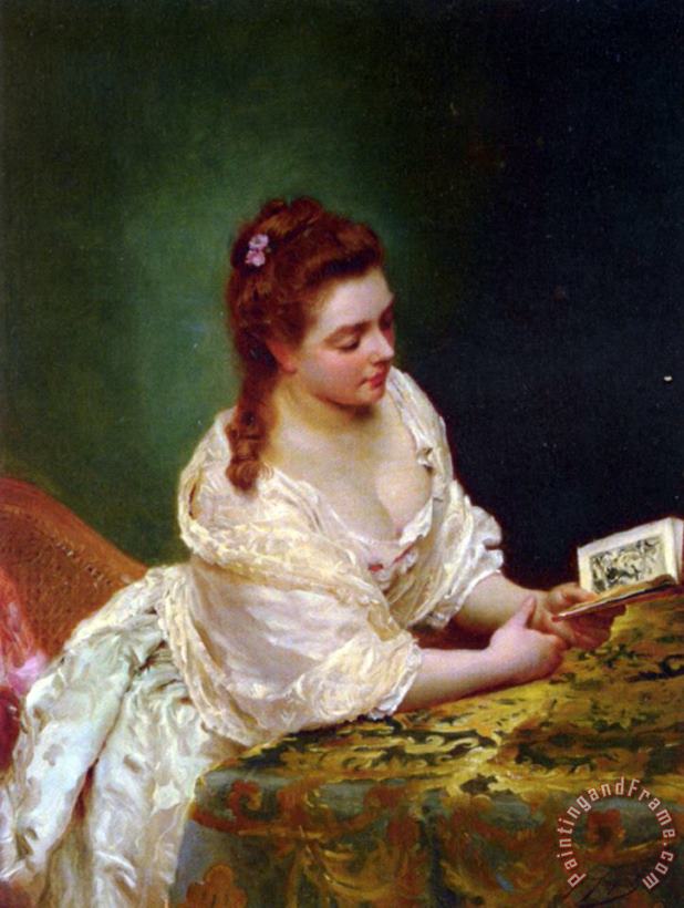 Gustave Jean Jacquet The Letter Art Painting