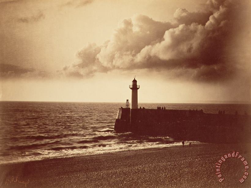 Gustave Le Gray Breakwater at Sete Art Painting