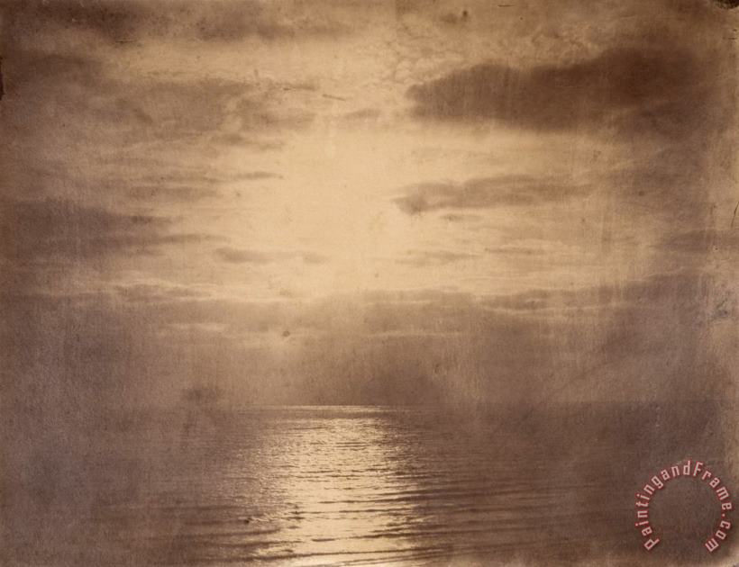 Solar Effect in The Clouds Ocean (effet De Soleil Dans Les Nuages Ocean) painting - Gustave Le Gray Solar Effect in The Clouds Ocean (effet De Soleil Dans Les Nuages Ocean) Art Print