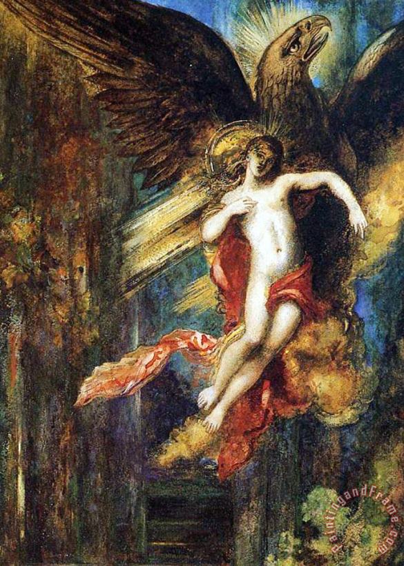 Ganymede painting - Gustave Moreau Ganymede Art Print