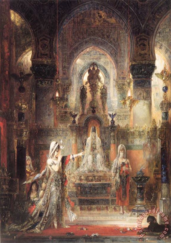 Gustave Moreau Salome Dancing Before Herod Art Painting