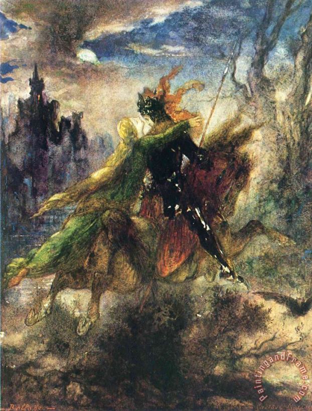 Gustave Moreau The Ballad Art Print