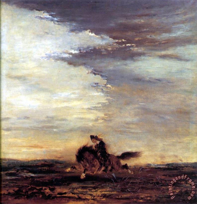 Gustave Moreau The Scottish Horseman Art Print