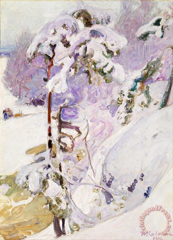 Early Spring painting - Halonen, Pekka Early Spring Art Print