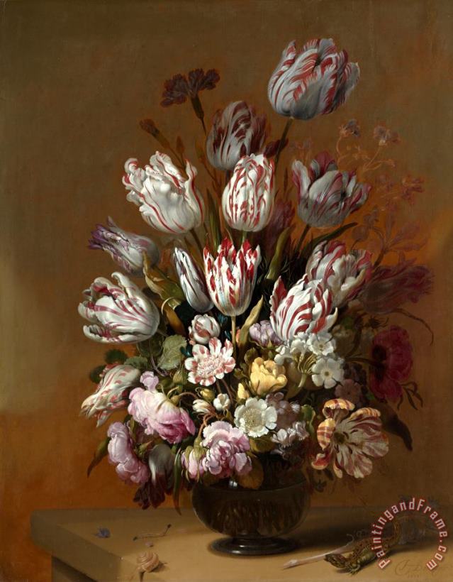 Hans Bollongier Stilleven Met Bloemen Art Painting