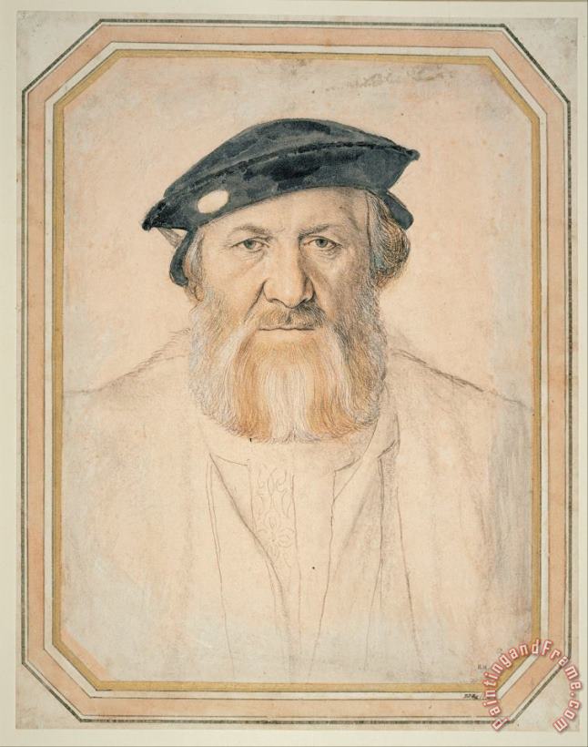 Hans Holbein the Younger Portrait of Charles De Solier, Sieur De Morette Art Print