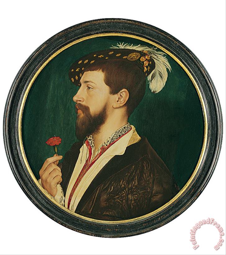 Hans Holbein the Younger Portrait of Simon George of Cornwall Art Painting