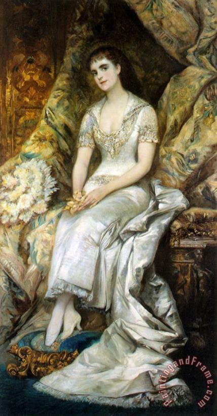An Elegant Lady painting - Hans Makart An Elegant Lady Art Print