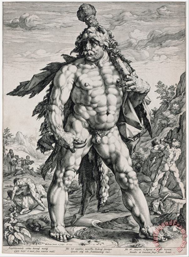 Hendrick Goltzius The Great Hercules Art Print