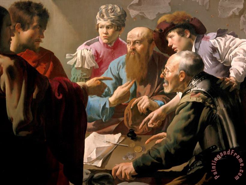 Hendrick Ter Brugghen The Calling of Saint Matthew Art Painting