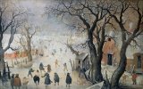 Winter Scene by Hendrik Avercamp
