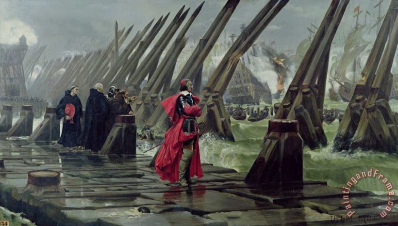 Richelieu painting - Henri-Paul Motte Richelieu Art Print