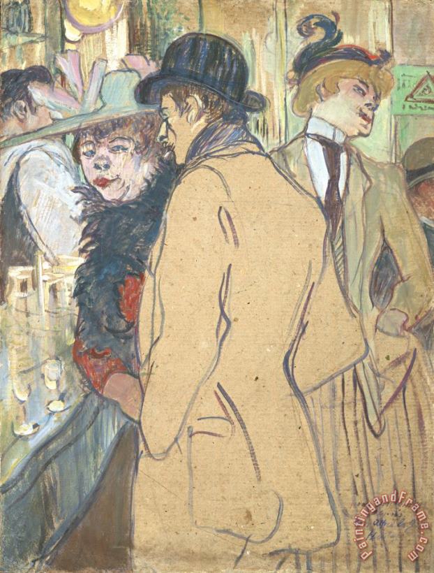 Henri de Toulouse-Lautrec Alfred La Guigne Art Painting