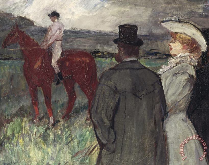Henri de Toulouse-Lautrec At The Racecourse Art Print