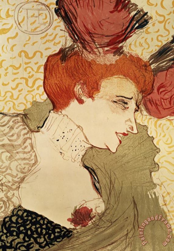 Henri de Toulouse-Lautrec Mlle Marcelle Lender Art Painting