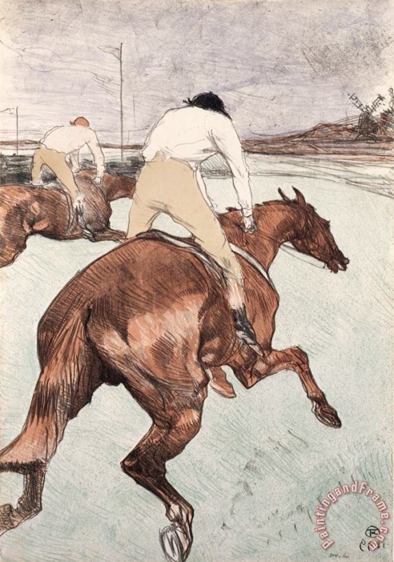 The Jockey painting - Henri de Toulouse-Lautrec The Jockey Art Print