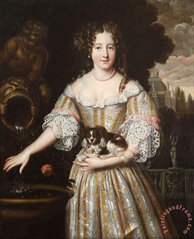 Henri Gascard Louise De Keroualle, Duchess of Portsmouth Art Painting
