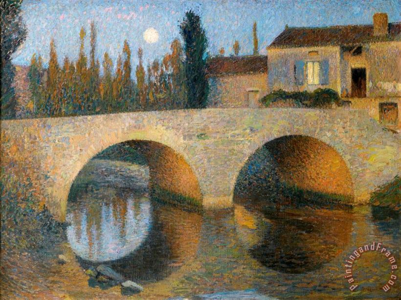 Le Pont a Labastide Du Vert painting - Henri Jean Guillaume Martin Le Pont a Labastide Du Vert Art Print
