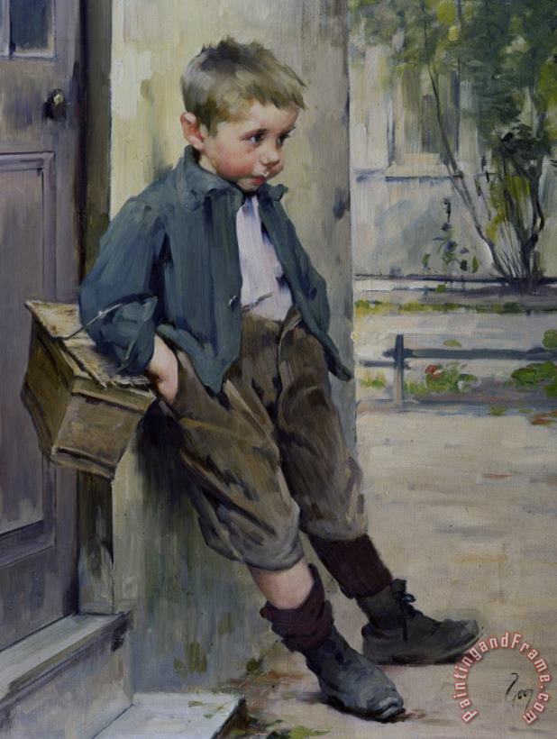Henri Jules Jean Geoffroy Out Of The Game Art Print