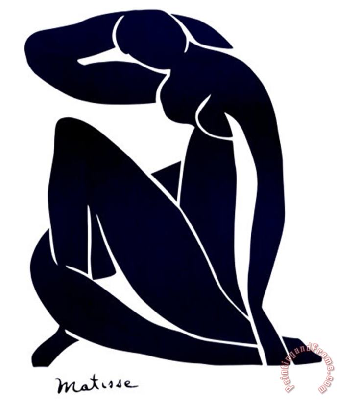 Blue Nude Vi painting - Henri Matisse Blue Nude Vi Art Print