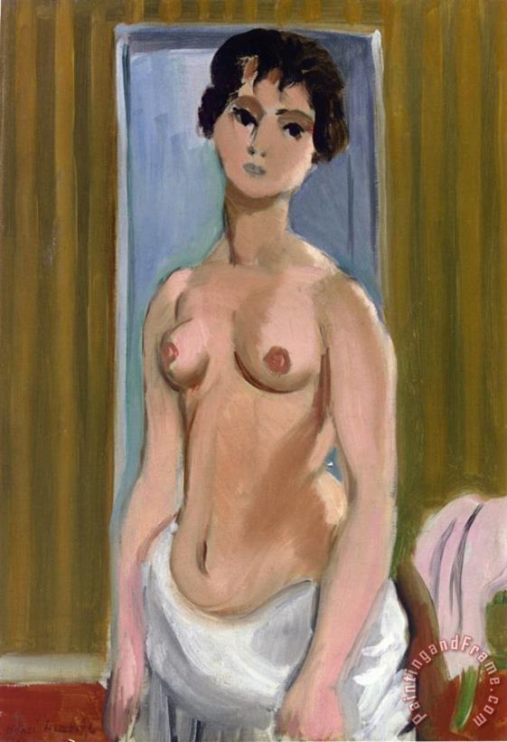 Body of a Girl 1918 painting - Henri Matisse Body of a Girl 1918 Art Print