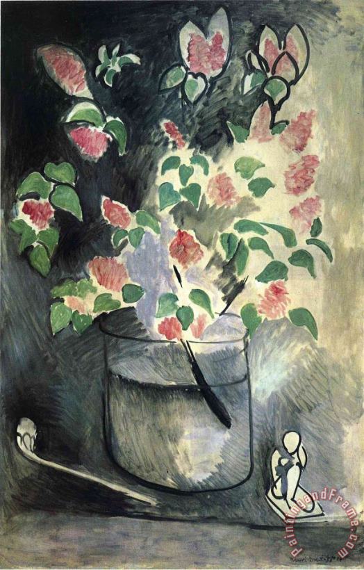 Henri Matisse Branch of Lillacs 1914 Art Painting