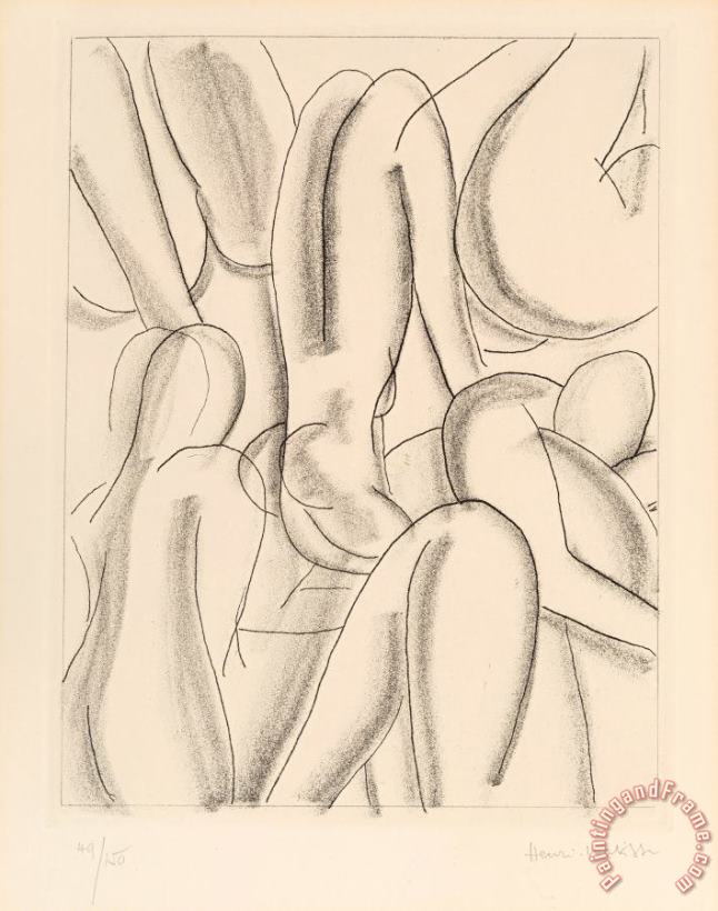 Henri Matisse Circe, From Ulysses, 1935 Art Painting