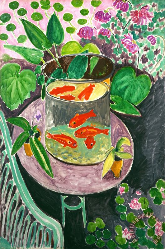 Goldfish 1911 painting - Henri Matisse Goldfish 1911 Art Print