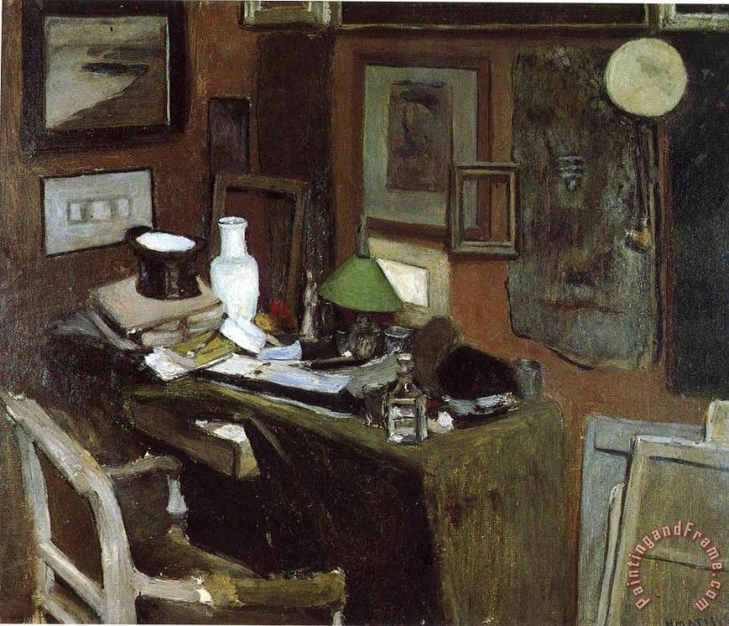 Henri Matisse Interior with a Top Hat 1896 Art Painting