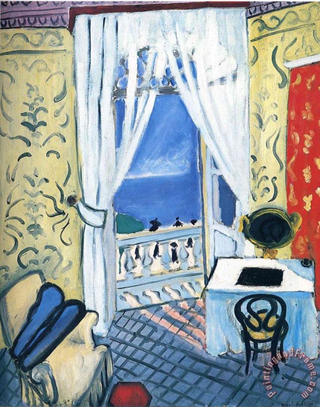 Henri Matisse Interior with a Violin Case 1919 Art Painting