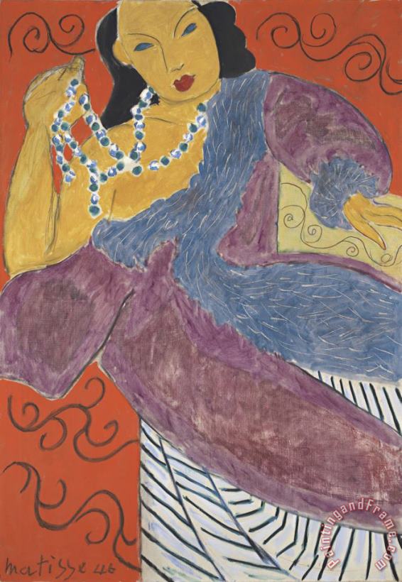 L'asie (asia) painting - Henri Matisse L'asie (asia) Art Print