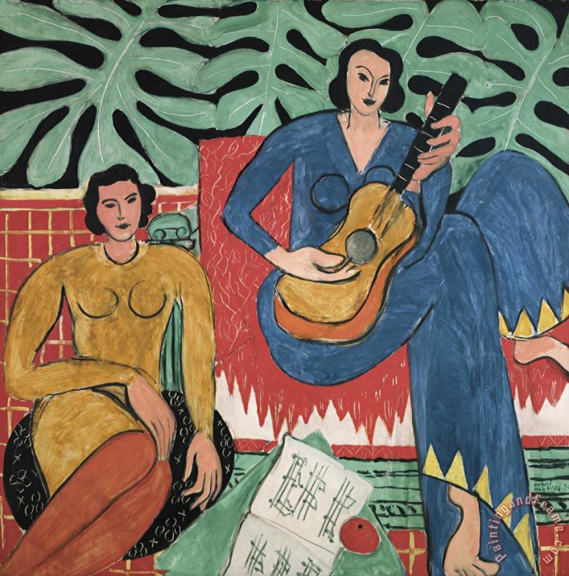Henri Matisse La Musique Art Print