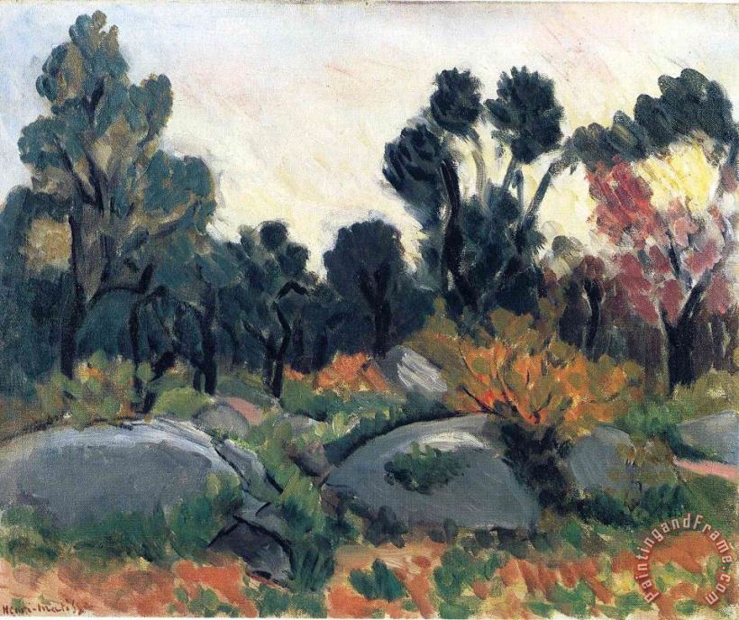 Landscape 3 painting - Henri Matisse Landscape 3 Art Print