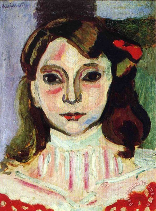 Henri Matisse Marguerite 1906 Art Painting
