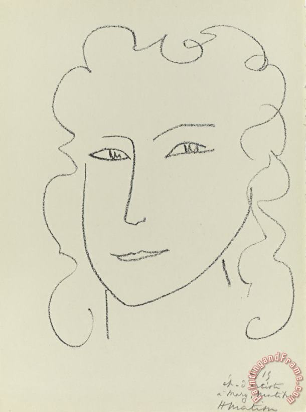Henri Matisse Marguerite I Art Print