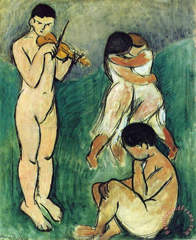 Henri Matisse Music Sketch 1907 Art Painting