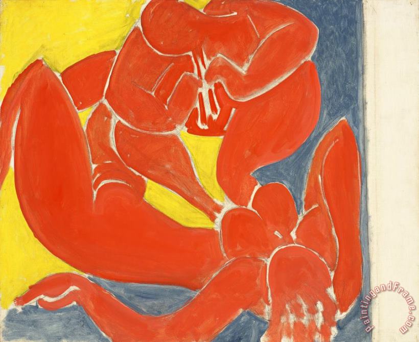 Henri Matisse Nymphe Et Faune Rouge, 1939 Art Print