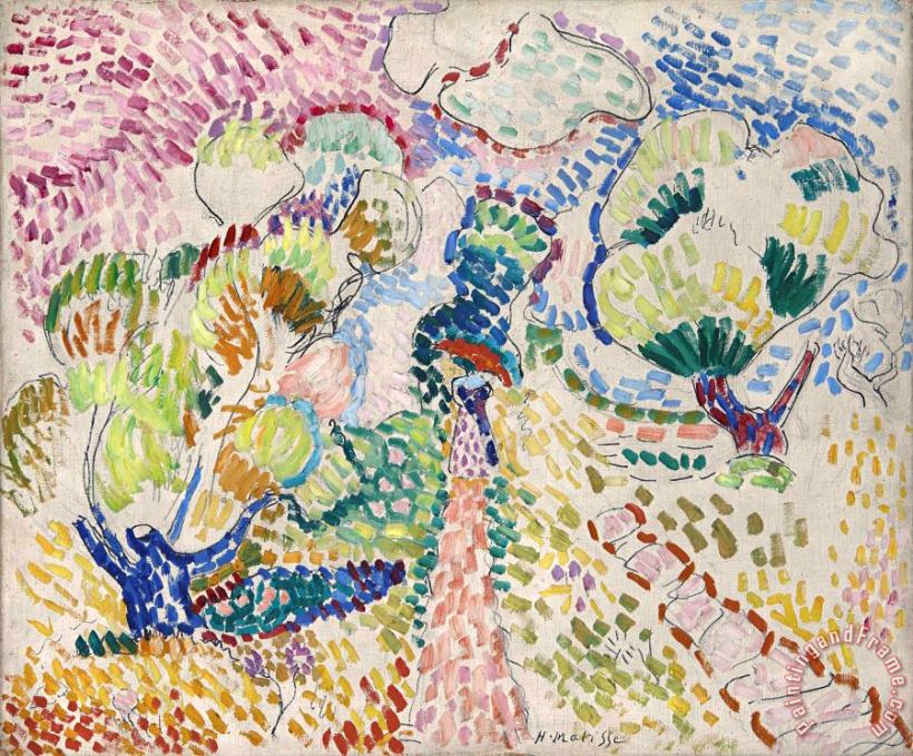 Henri Matisse Oliviers a Collioure, 1905 Art Print