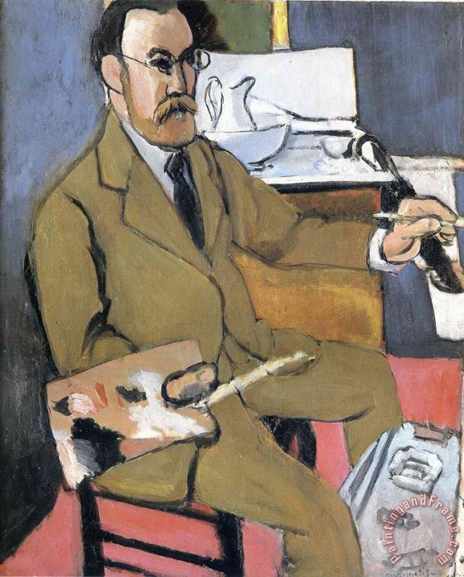 Henri Matisse Self Portrait 1918 Art Print
