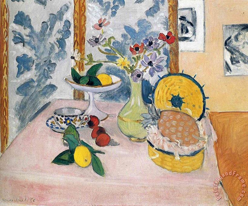 Henri Matisse Still Life with Pineapples Art Painting