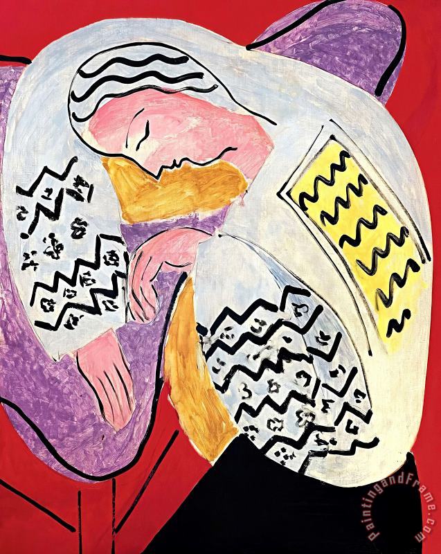 Henri Matisse The Dream 1940 Art Painting