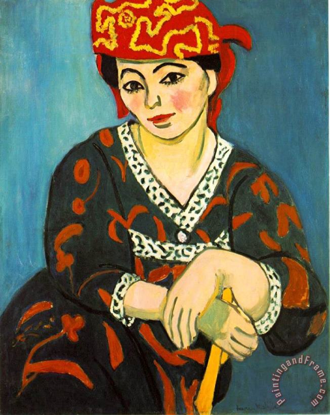 Henri Matisse The Red Madras Headdress 1907 Art Print