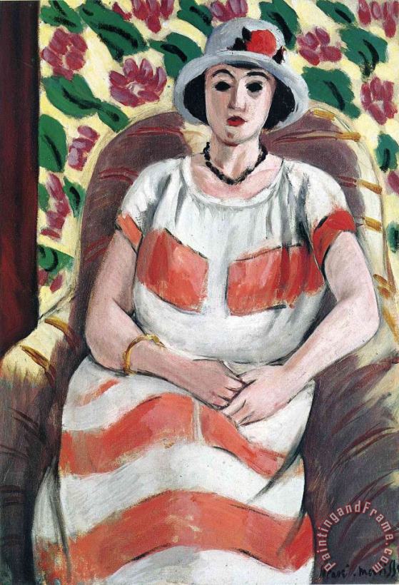 Henri Matisse Young Woman in Pink 1923 Art Print