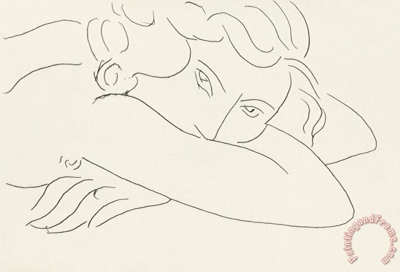 Young Woman with Face Buried in Arms (jeune Femme Le Visage Enfoui Dans Les Bras) painting - Henri Matisse Young Woman with Face Buried in Arms (jeune Femme Le Visage Enfoui Dans Les Bras) Art Print