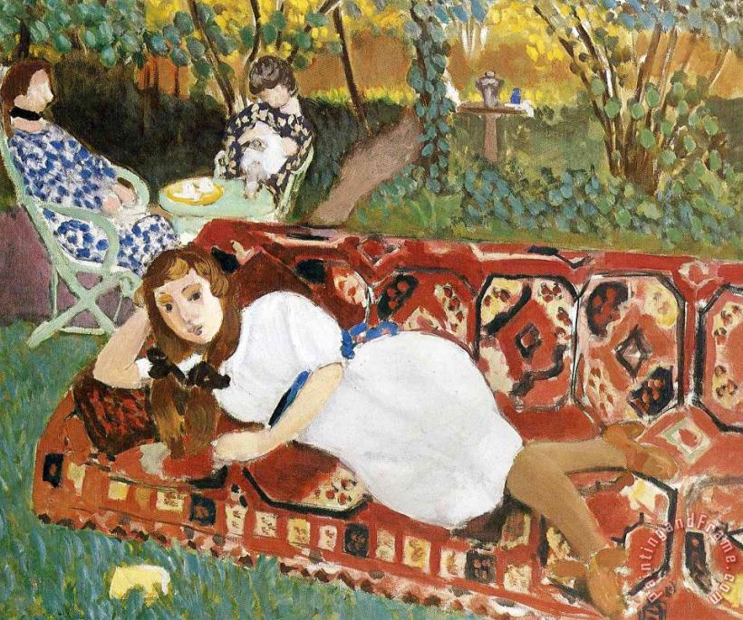 Henri Matisse Young Women in The Garden 1919 Art Print
