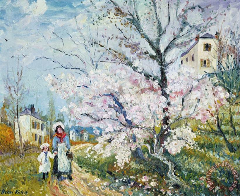 Henri Richet Spring Blossom Art Print